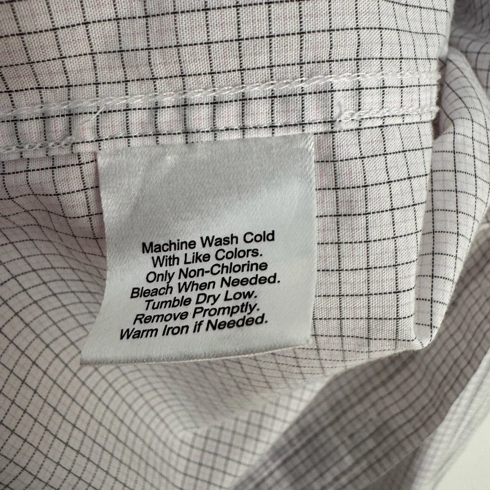 Joseph & Feiss Boys's White Checkered Dress Shirt